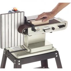 Shop Fox W1717 1/3 H.P. Horizontal/Vertical Sander With Quick-Change Belt