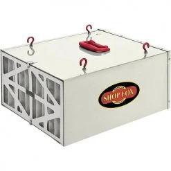Shop Fox W1830 1/8 HP Single Phase 3-Speed 409 CFM Hanging Air Filter W