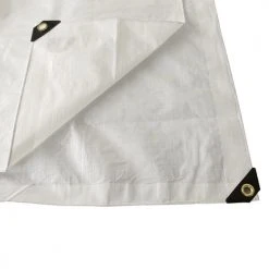 Weather Guard Lawn & Outdoor Power White 18x20 Heavy Duty UV Protected Treated Canopy Sun Shade Boat Cover Tarp