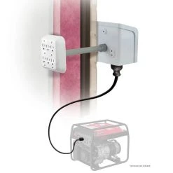 Transfer Switches Reliance WKPBN3020 250-Volt 30-Amp Generator Through The Wall Kit W/ PC3020M