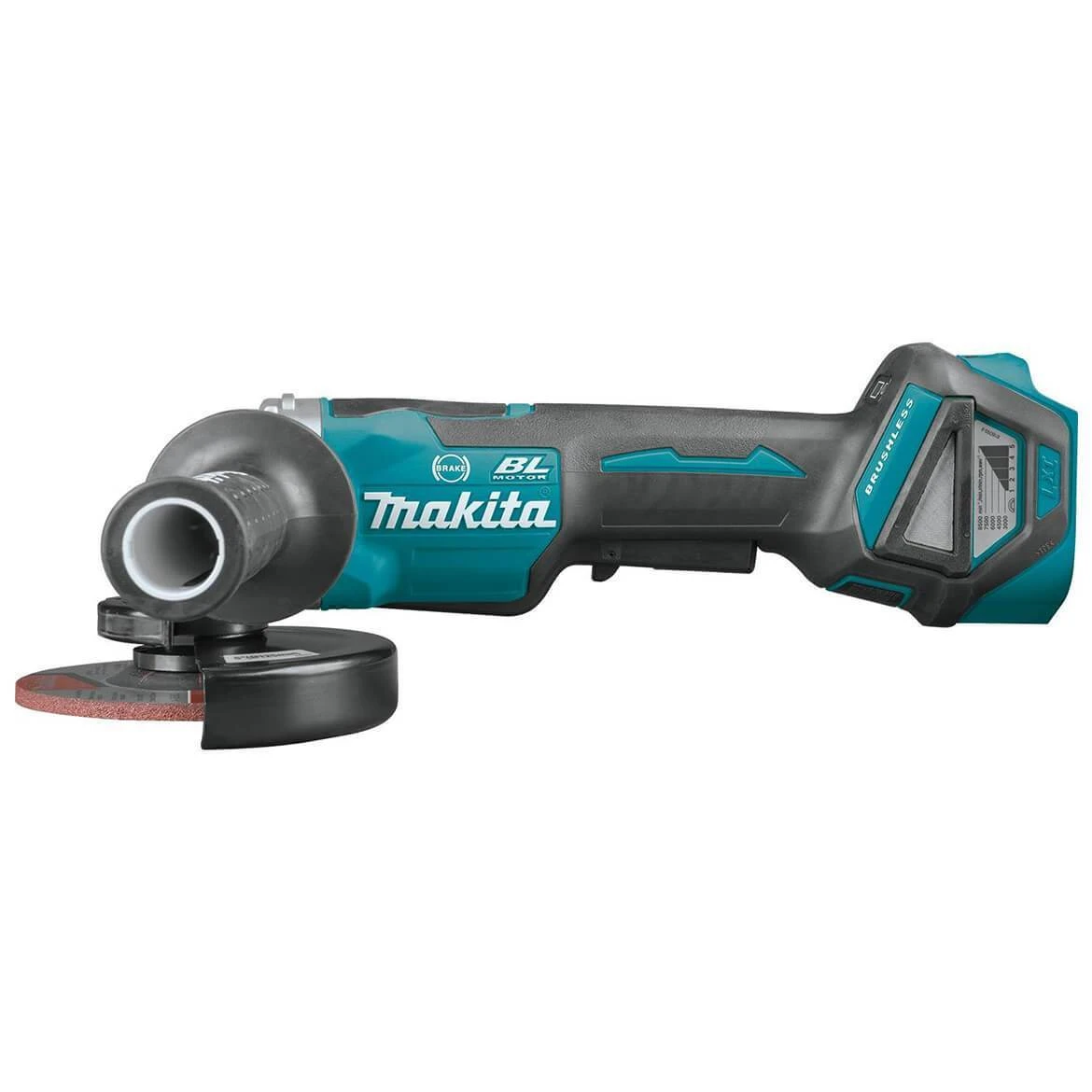 Makita XAG21ZU 18V LXT Cordless Brake Paddle Cut-Off/Angle Grinder - Bare Tool 4 Makita XAG21ZU 18-Volt LXT Brake Paddle Switch Cut-Off/Angle Grinder -Bare Tool