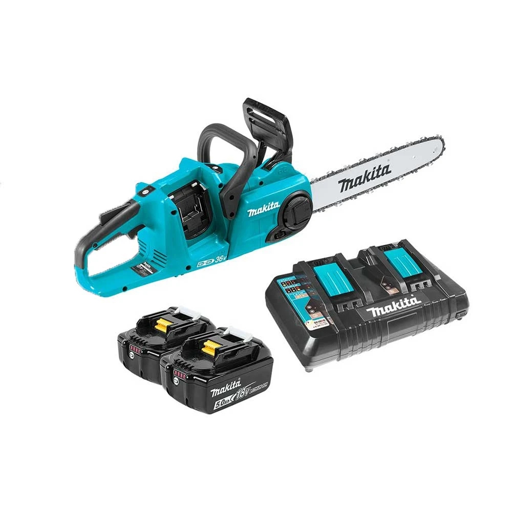 Makita XCU03PT 36V 5.0Ah LXT Brushless Cordless Chainsaw Kit - Efficient & Powerful 3 Makita XCU03PT 36-Volt 5.0Ah LXT Lithium-Ion Brushless Cordless Chainsaw Kit