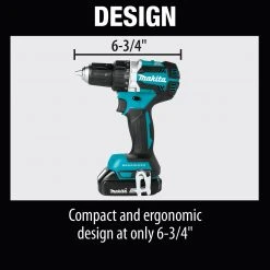 Makita XFD12R 18-Volt 1/2-Inch 2.0Ah Compact Cordless Driver-Drill Kit 16 Makita XFD12R 18-Volt 1/2-Inch 2.0Ah Compact Cordless Driver-Drill Kit
