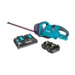 Makita X2 XHU04PT 36-Volt LXT 5.0 Ah Lithium-Ion Cordless Hedge Trimmer Kit Lawn & Outdoor Power