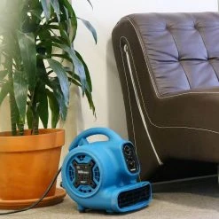 XPower P-230AT 1/4-Hp 2.3-Amp 925-Cfm Electric Mini Mighty Air Mover - Blue