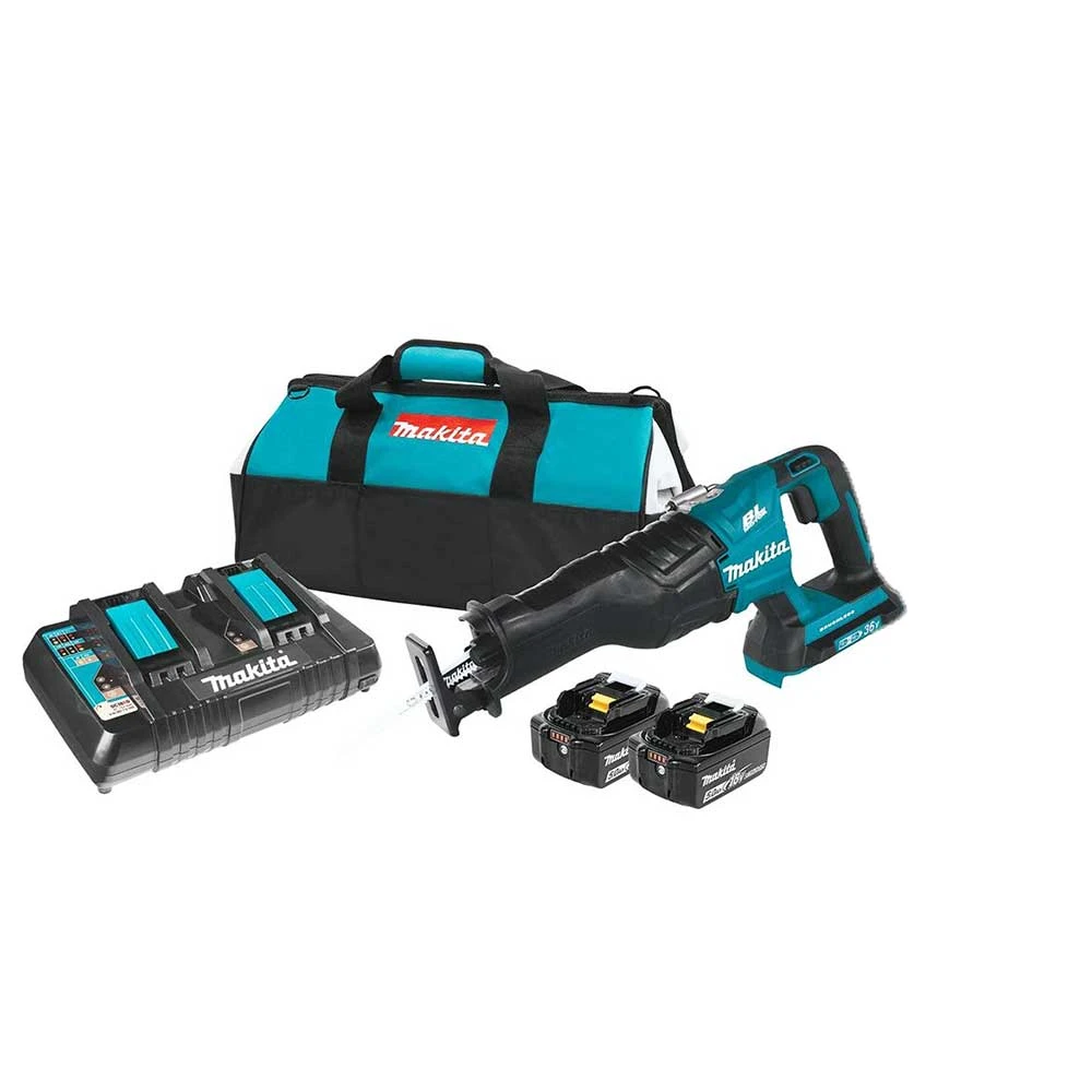 Tools & Equipment Makita XRJ06PT 36-Volt LXT 5.0Ah Lithium-Ion Brushless Reciprocating Saw Kit 3 Tools & Equipment Makita XRJ06PT 36-Volt LXT 5.0Ah Lithium-Ion Brushless Reciprocating Saw Kit