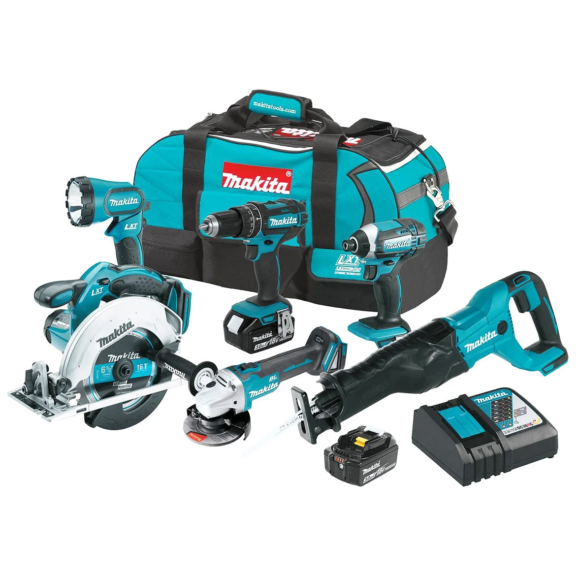 Makita XT610 18-Volt 3.0 Ah 2-Speed LXT Lithium-Ion Cordless Combo Kit - 6pc 3 Makita XT610 18-Volt 3.0 Ah 2-Speed LXT Lithium-Ion Cordless Combo Kit - 6pc